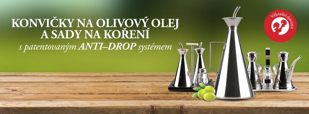 Konvičky na olivový olej