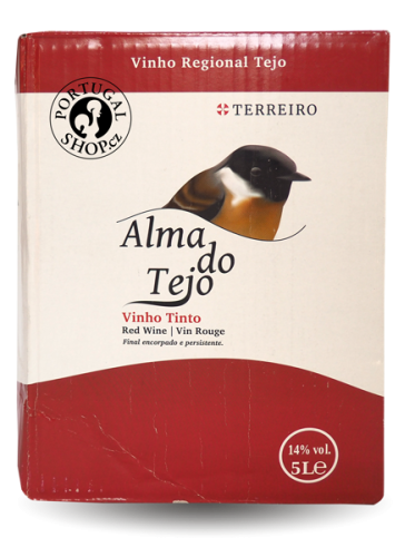 Alma do Tejo, červené víno, Bag in Box 5L