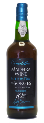 Madeira wine, Medium dry, Old reserve, Borges, 10 let, polosuché, 750 ml