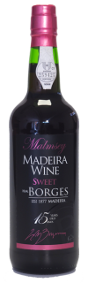 Madeira wine, Sweet, Extra reserve, Borges, 15 let, sladké, 750 ml